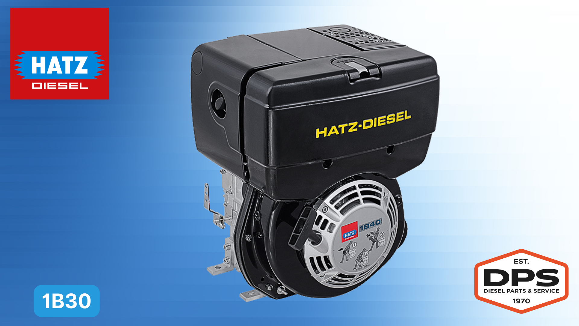 Hatz Diesel Engine 1B30 Diesel Parts & Service